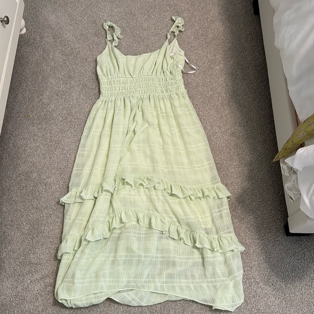 Tularosa Green Maxi dress
